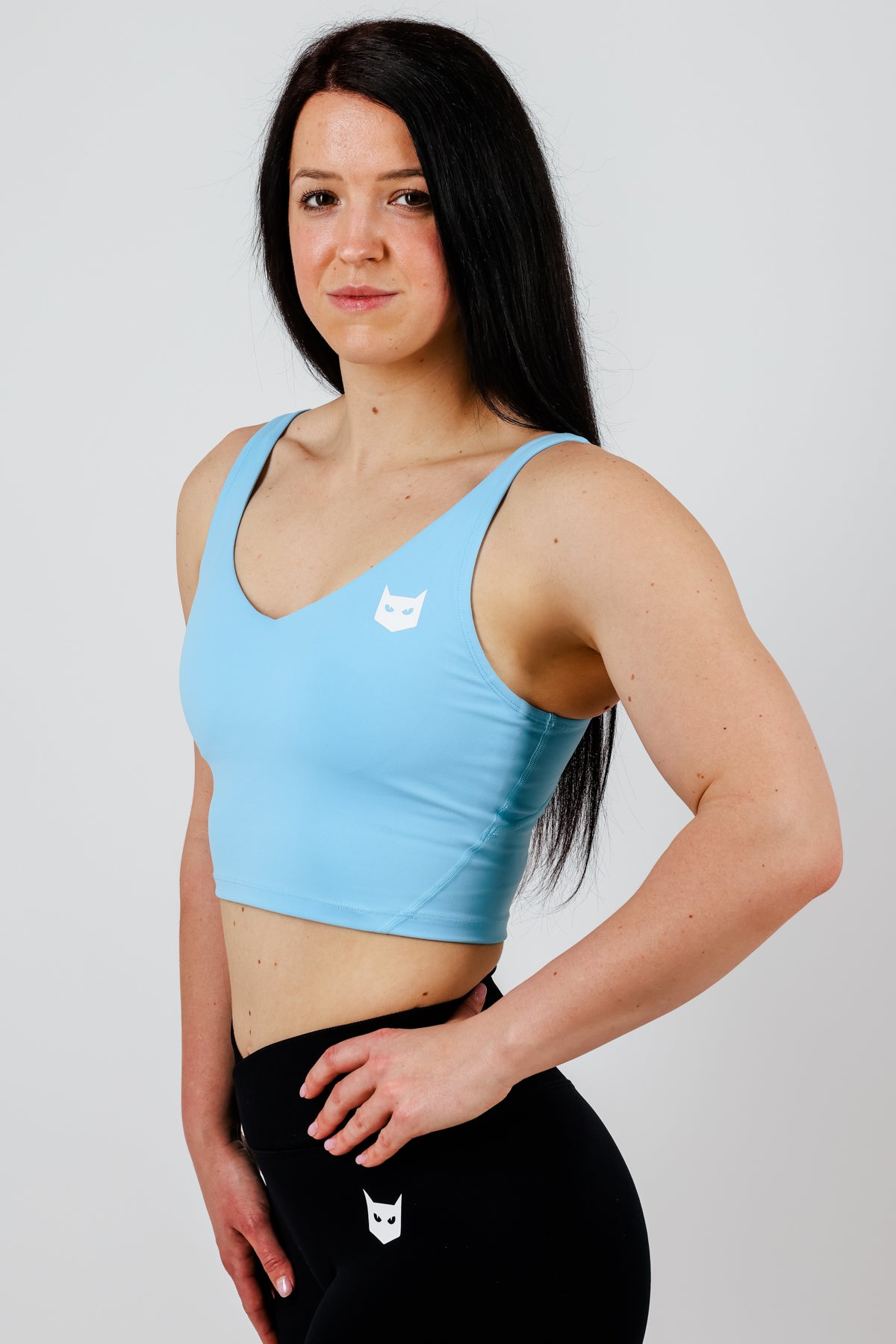 Neko športni top svetlo moder